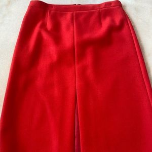 Beautiful JCrew Red Wool skirt